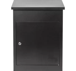 Paketbox Phoenix PB0580, Volumen 61 L, Wetterfest, Smart System, Diebstahlsicherung, Schlüsselschloss, B 440 X T 350 X H 580 Mm, Stahl, Schwarz