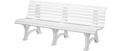 Parkbank, 4-Sitzer, L 2000 Mm, Weiß
