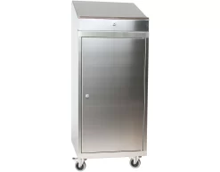 Pultschrank, Edelstahl, H 1340 X B 500 X T 500 Mm