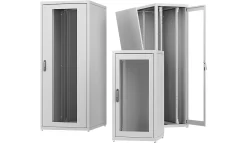 PX Netzwerkschrank, Mit Rückwand, Stahlblech, Pulverbeschichtet/verzinkt, B 600 X T 800 X H 2000 Mm