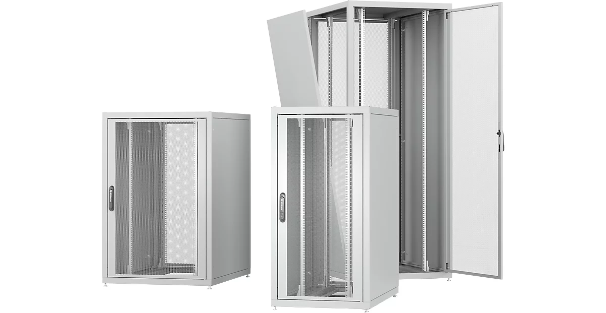 PX Serverschrank, Stahlblech, Pulverbeschichtet/verzinkt, B 600 X T 1000 X H 2000 Mm 1 PX Serverschrank, Stahlblech, Pulverbeschichtet/verzinkt, B 600 X T 1000 X H 2000 Mm