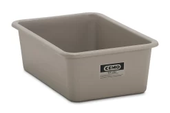 Rechteckbehälter Standard, GFK, 100 L, Grau