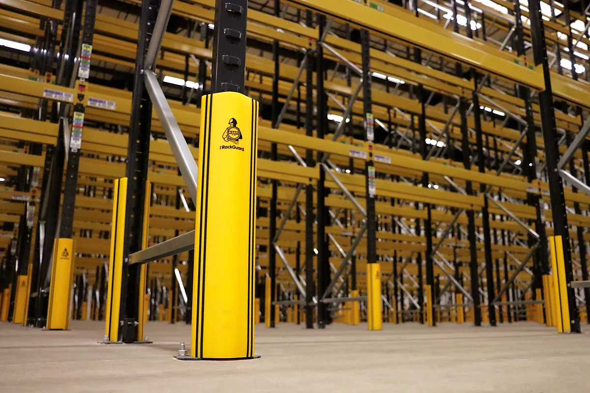 Regalanfahrschutz RackGuard (S), F. Regalbeinbreite 85 Mm/Regalbeintiefe 40 Mm, Kunststoff 1 Regalanfahrschutz RackGuard (S), F. Regalbeinbreite 85 Mm/Regalbeintiefe 40 Mm, Kunststoff