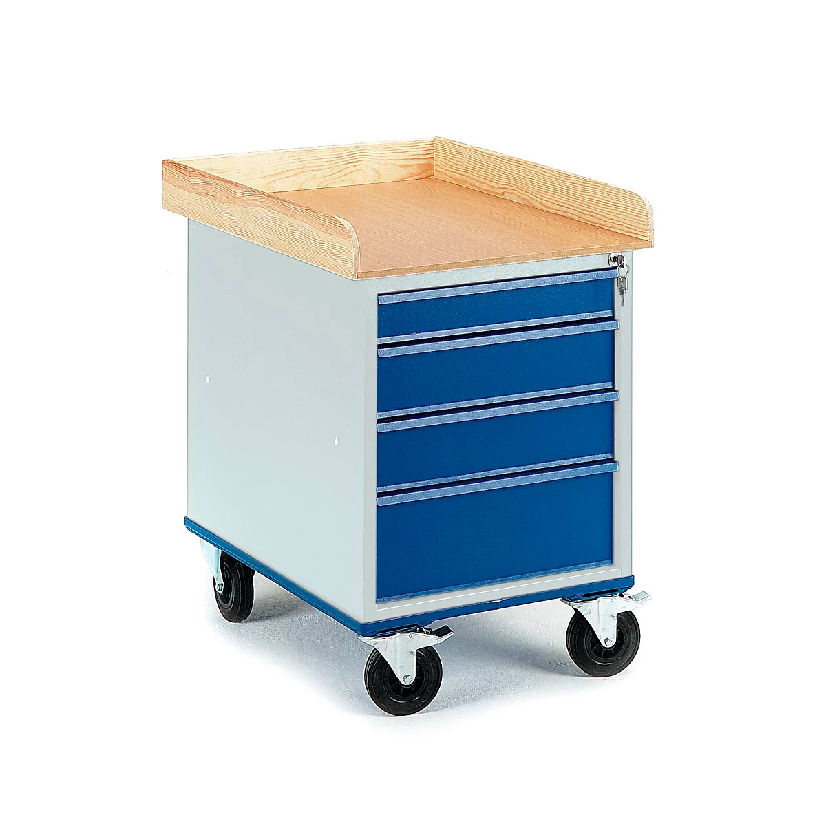 Roll-Schubladenschrank, 700 X 490 Mm, Tragkraft 150 Kg 1 Roll-Schubladenschrank, 700 X 490 Mm, Tragkraft 150 Kg