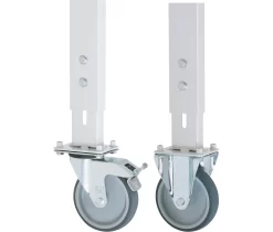 Rollensatz Für Arbeitstisch Tom, 2 Bock- Und 2 Lenkrollen Mit Feststeller