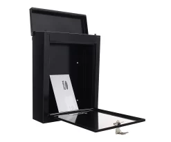 Rottner Briefkasten Brighton Schwarz -Lager und Betriebslager rottner briefkasten brighton schwarz img WS 593981 C