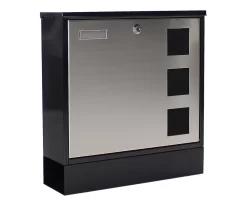 Rottner Briefkasten Design Mailbo X Schwarz
