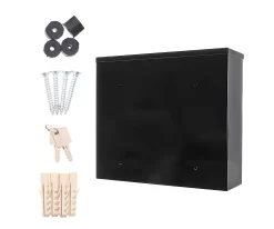 Rottner Briefkasten Hochhaus II Schwarzgrau -Lager und Betriebslager rottner briefkasten hochhaus ii schwarzgrau img WS 593983 D