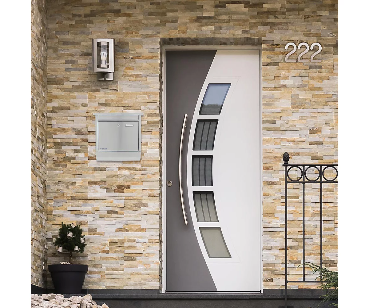 Rottner Briefkasten Lettero Inox, Wandmontage, Namensschlid & Postrolle, Zylinderschloss, Inkl. 2 Schlüssel, Edelstahl, B 370 X T 100 X H 410 Mm 6 Rottner Briefkasten Lettero Inox, Wandmontage, Namensschlid & Postrolle, Zylinderschloss, Inkl. 2 Schlüssel, Edelstahl, B 370 X T 100 X H 410 Mm – Bild 6