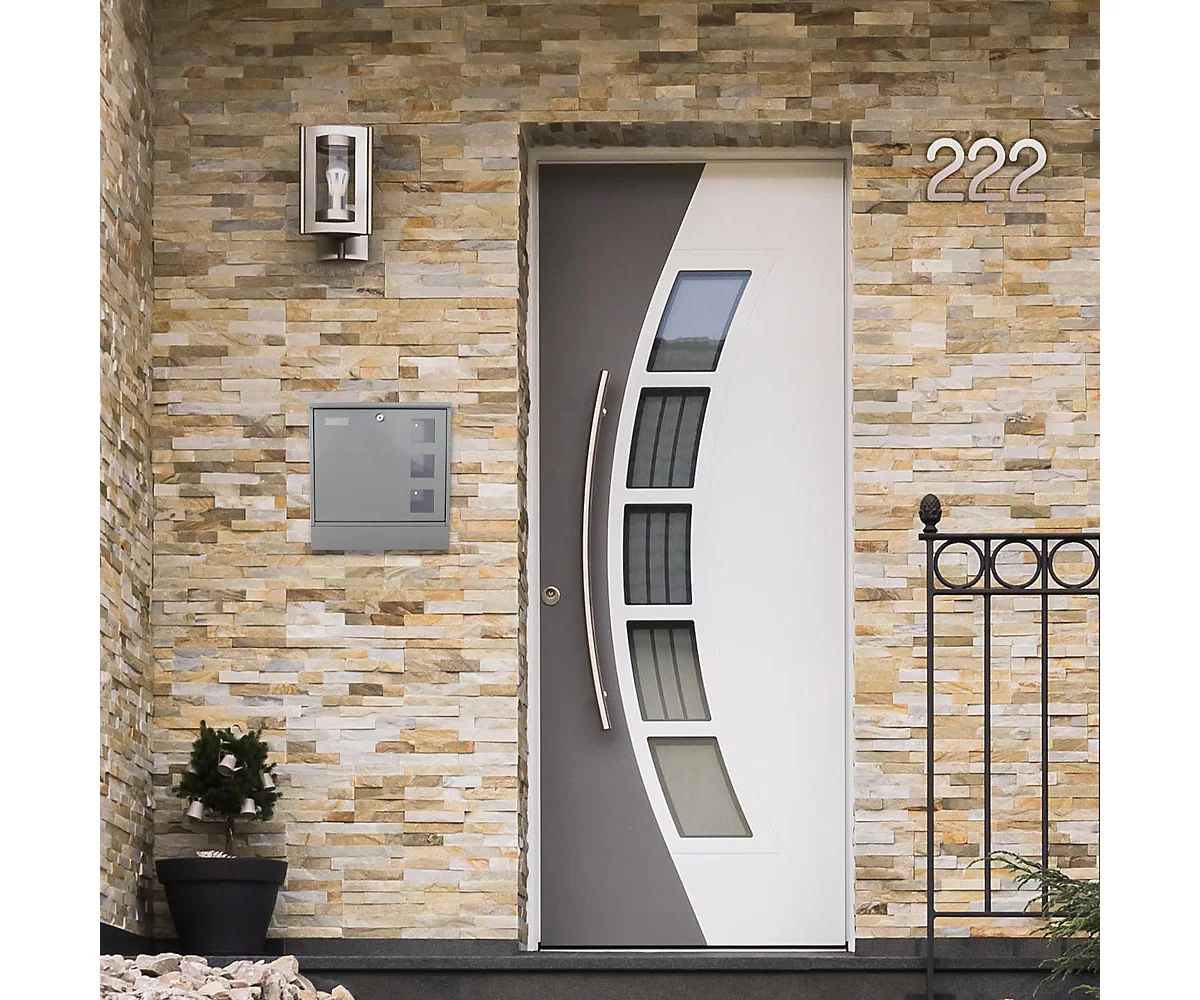 Rottner Briefkasten Postale, Wandmontage, Namensschlid/Postrolle/Sichtfenster, Zylinderschloss, 2 Schlüssel, Stahlblech, B 365 X T 120 X H 380 Mm 7 Rottner Briefkasten Postale, Wandmontage, Namensschlid/Postrolle/Sichtfenster, Zylinderschloss, 2 Schlüssel, Stahlblech, B 365 X T 120 X H 380 Mm – Bild 7