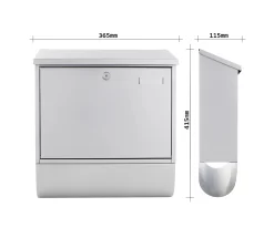 Rottner Briefkasten Villa Spezial Set Silber -Lager und Betriebslager rottner briefkasten villa spezial set silber img WS 599922 D