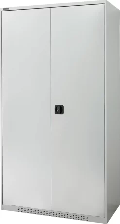 Schäfer Shop Genius Schwerlastschrank FS, Stahlblech, B 1055 X T 520 X H 1950 Mm, 5 OH, Lichtgrau, Bis 1000 Kg