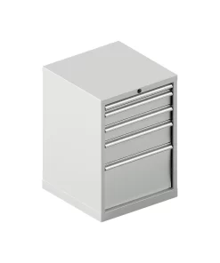 Schäfer Shop Pure Schubladenschrank 27-27, 5 Schübe, Bis 75 Kg, B 564 X T 572 X H 800 Mm, Lichtgrau/lichtgrau