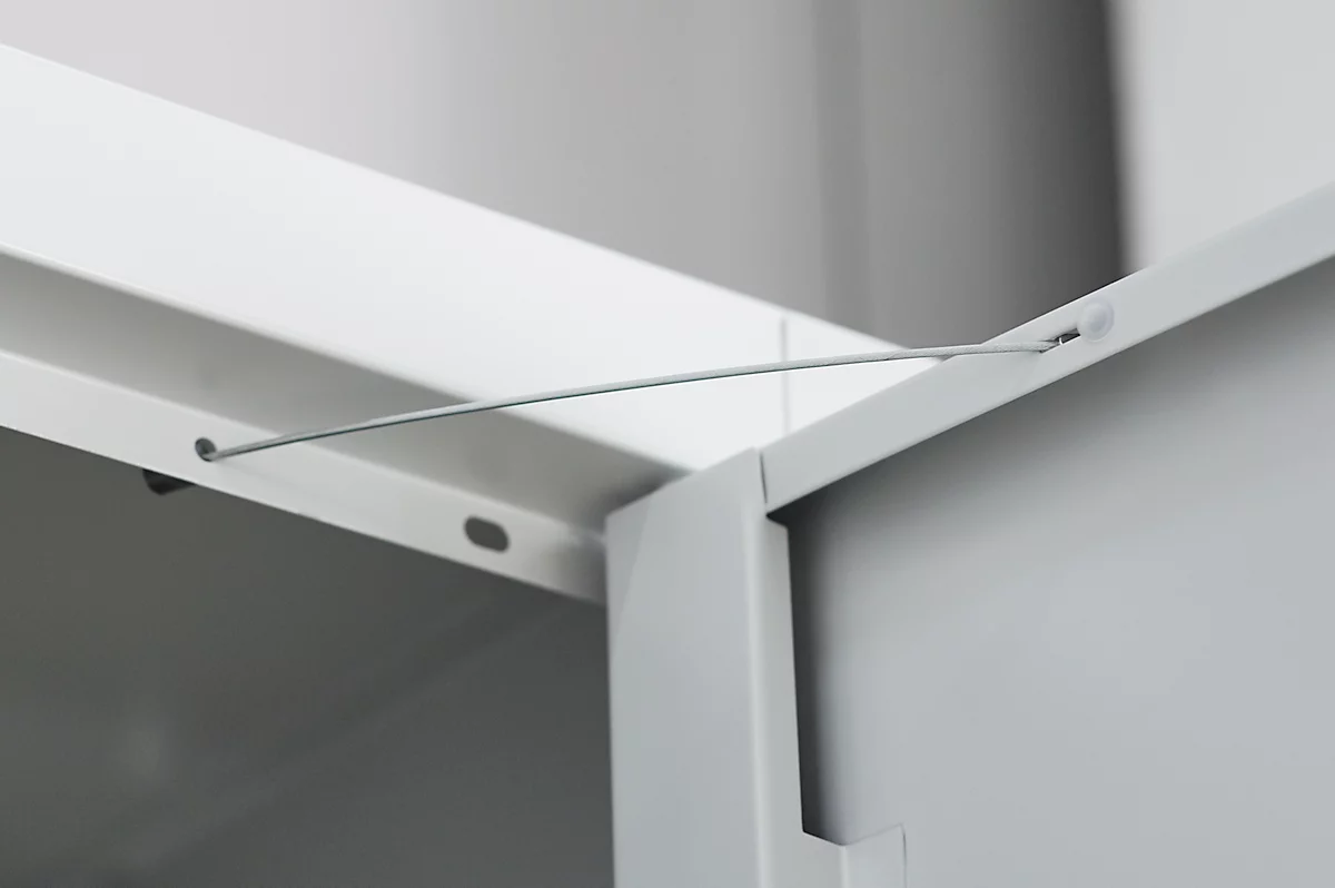 Schäfer Shop Pure Universalschrank 2er-Set, Stahl, Abschließbar, 950 X 400 X 1935 Mm, 5 OH 5 Schäfer Shop Pure Universalschrank 2er-Set, Stahl, Abschließbar, 950 X 400 X 1935 Mm, 5 OH – Bild 5