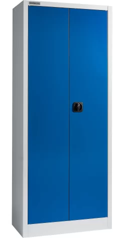 Schäfer Shop Select Aktenschrank MSI 2408, Stahl, B 800 X T 400 X H 1935 Mm, Lichtgrau/enzianblau