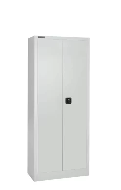 Schäfer Shop Select Materialschrank MS 2408, Leergehäuse, 800 X T 400 X H 1935 Mm, Stahl, Lichtgrau