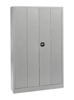 Schäfer Shop Select Materialschrank MSF 2512, B 1200 X T 500 X H 1935 Mm, Weißaluminium RAL 9006