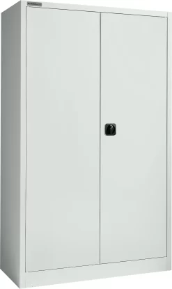 Schäfer Shop Select Materialschrank MSI 2512 S, B 1200 X T 500 X H 1935 Mm, Lichtgrau/lichtgrau