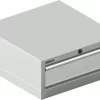 Schäfer Shop Select Schubladenschrank 27-27, 1 Schub, Bis 200 Kg, B 564 X T 572 X H 250 Mm, Lichtgrau/lichtgrau
