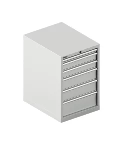 Schäfer Shop Select Schubladenschrank 27-36, 6 Schübe, Bis 75 Kg, B 564 X T 725 X H 850 Mm, Lichtgrau/lichtgrau