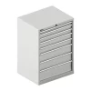 Schäfer Shop Select Schubladenschrank 36-27, 8 Schübe, Bis 75 Kg, B 717 X T 572 X H 1000 Mm, Lichtgrau