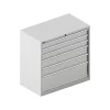 Schäfer Shop Select Schubladenschrank 54-27, 6 Schübe, Bis 75 Kg, B 1023 X T 572 X H 1000 Mm, Lichtgrau