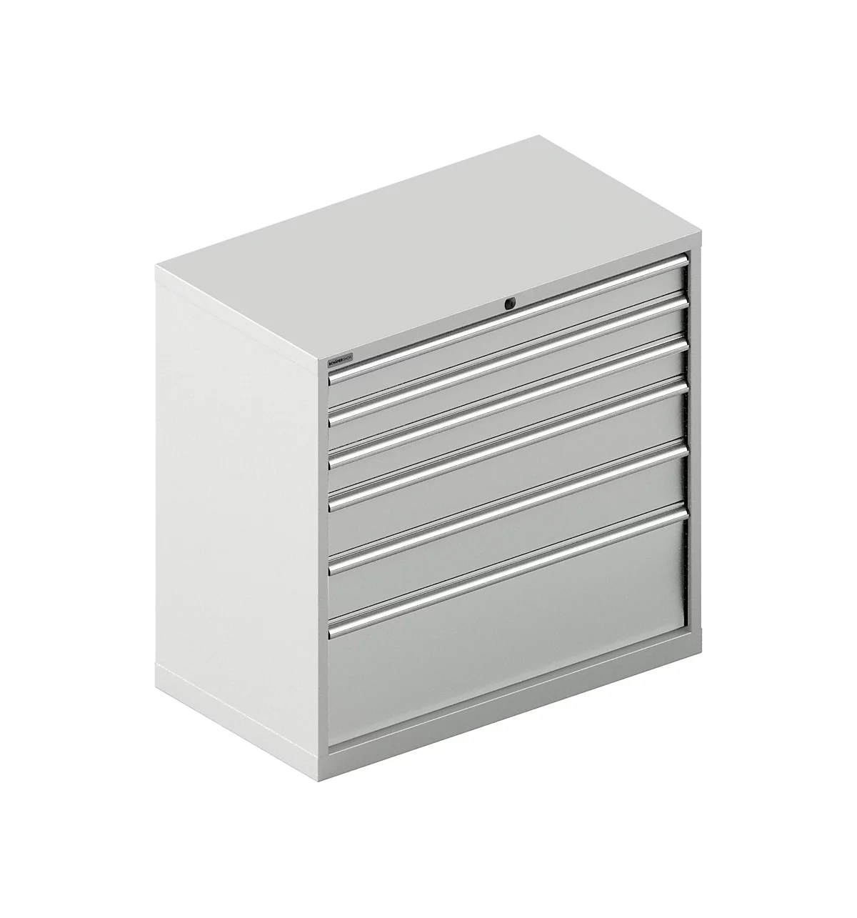 Schäfer Shop Select Schubladenschrank 54-27, 6 Schübe, Bis 75 Kg, B 1023 X T 572 X H 1000 Mm, Lichtgrau 1 Schäfer Shop Select Schubladenschrank 54-27, 6 Schübe, Bis 75 Kg, B 1023 X T 572 X H 1000 Mm, Lichtgrau