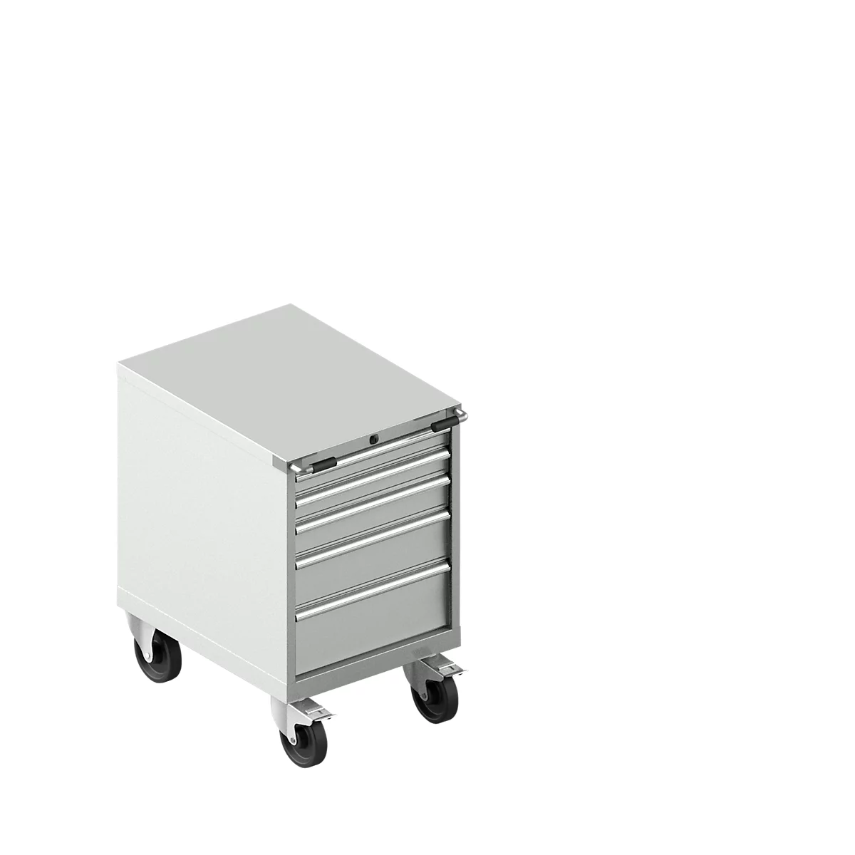 Schäfer Shop Select Schubladenschrank Mit Rollen WSK 36-27, 5 Schübe, Bis 75 Kg, B 717 X T 572 X H 920 Mm, Lichtgrau/lichtgrau 1 Schäfer Shop Select Schubladenschrank Mit Rollen WSK 36-27, 5 Schübe, Bis 75 Kg, B 717 X T 572 X H 920 Mm, Lichtgrau/lichtgrau