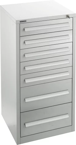 Schäfer Shop Select Schubladenschrank SF 70, 7 Schübe, Lichtgrau RAL 7035 Lichtgrau RAL 7035