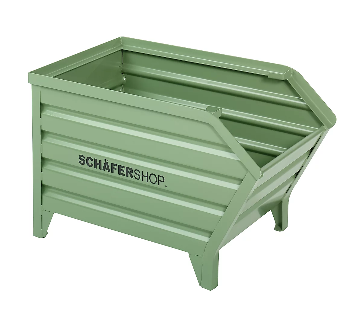 Schäfer Shop Select Transport- Und Stapelbehälter, B 1010 X T 520 X H 610 Mm, Resedagrün RAL 6011, Bis 800 Kg 2 Schäfer Shop Select Transport- Und Stapelbehälter, B 1010 X T 520 X H 610 Mm, Resedagrün RAL 6011, Bis 800 Kg – Bild 2