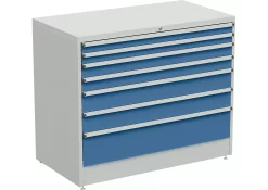 Schubladenschrank, 7 Schubladen, B 1330 X T 715 X H 1100 Mm