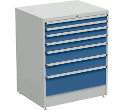 Schubladenschrank, 7 Schubladen, B 910 X T 715 X H 1100 Mm