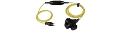 Schutzkontaktverlängerung 16 A 230 V 4,5m H07RN-F 3x1,5 Mm2 Gelb IP44