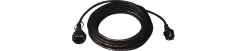 Schutzkontaktverlängerung 16 A 250 V 10m H05RR-F 3x1,5 Mm2 Schwarz