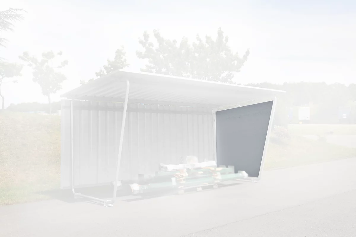 Seitenwand, Trapezblech, Links, Für Einseitiges Modell 1 Seitenwand, Trapezblech, Links, Für Einseitiges Modell