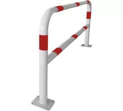 Sicherheitsgitter, Zum Aufdübeln, L 2000 Mm, Weiß/rot