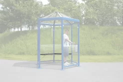 Sitzbank Für Sechseck-Raucherpavillon Paris