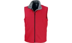 Softshell Bodywarmer, Rot, M - 3XL