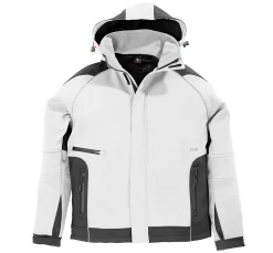 Softshell-Jacke FHB KOLTEX, Weiß/anthrazit, Gr.S