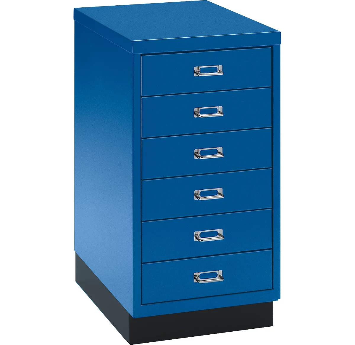 SSI Schubladenschrank DIN A3, 6 Schübe, 675 Mm Hoch, Enzianblau 1 SSI Schubladenschrank DIN A3, 6 Schübe, 675 Mm Hoch, Enzianblau