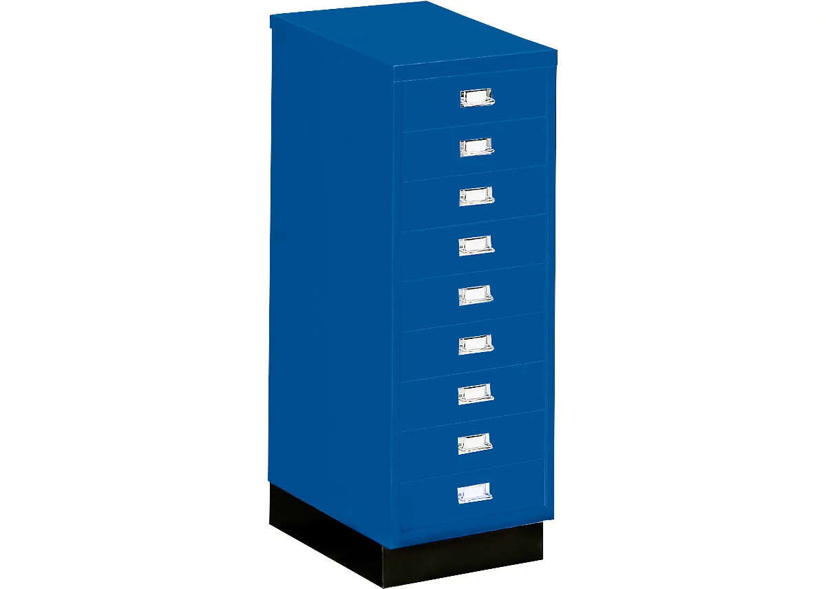 SSI Schubladenschrank DIN A3, 9 Schübe, 940 Mm Hoch, Enzianblau 1 SSI Schubladenschrank DIN A3, 9 Schübe, 940 Mm Hoch, Enzianblau