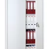 Stahlschrank, 4 Fachböden, 5 OH, H 1950 X B 920 X T 420 Mm, Lichtgrau/lichtgrau