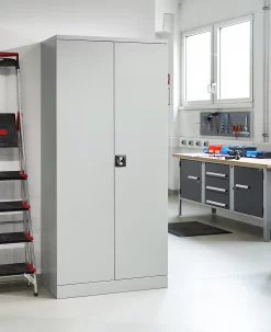 Stahlschrank, B 916 X T 422 X H 1950 Mm, Lichtgrau RAL 7035 -Lager und Betriebslager stahlschrank b 916 x t 422 x h 1950 mm lichtgrau ral 7035 img SI 310950 X