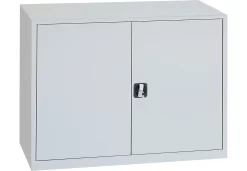Stahlschrank, Höhenverstellbarer Fachboden, Abschließbar, H 750 Mm, Lichtgrau/lichtgrau