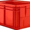 Stapelkasten Serie 14/6-1, Aus PP, Mit Griffmulde, Inhalt 71 L, Rot