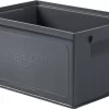 Stapelkasten Serie 14/6-3, Aus PP, ESD-leitfähig, Inhalt 7 L, Schwarz