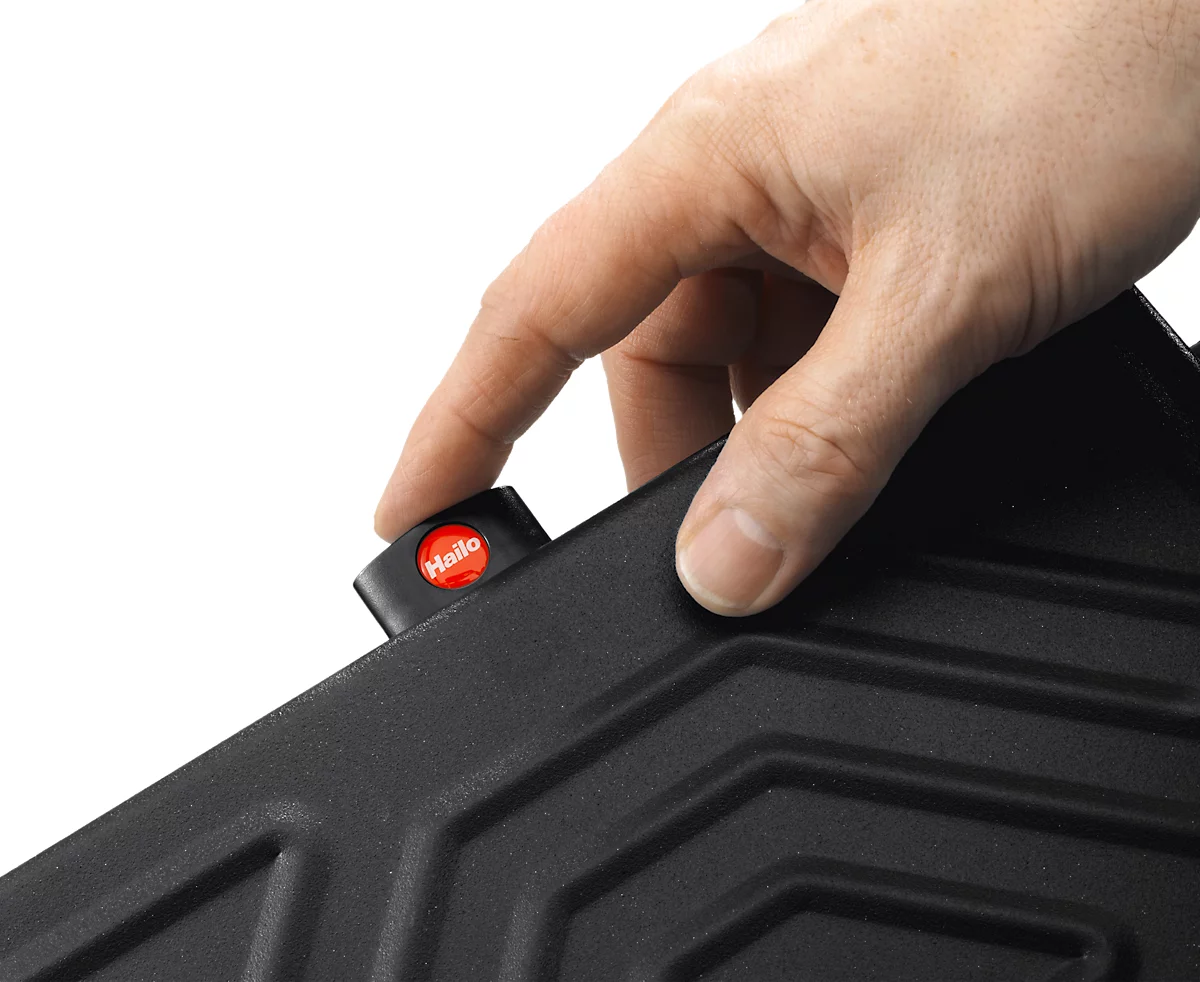 Stufen-Stehleiter Hailo L100 TopLine, EN 131, Mit Multifunktionsschale & Haltebügel, Bis 150 Kg, 3 Stufen 3 Stufen-Stehleiter Hailo L100 TopLine, EN 131, Mit Multifunktionsschale & Haltebügel, Bis 150 Kg, 3 Stufen – Bild 3