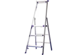 Stufenstehleiter Lila-Serie, 3 Stufen