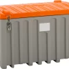 Transport- Und Pritschenbox CEMO CEMbox 400, Polyethylen, 400 L, L 1200 X B 790 X H 750 Mm, Stapelbar, Grau/orange