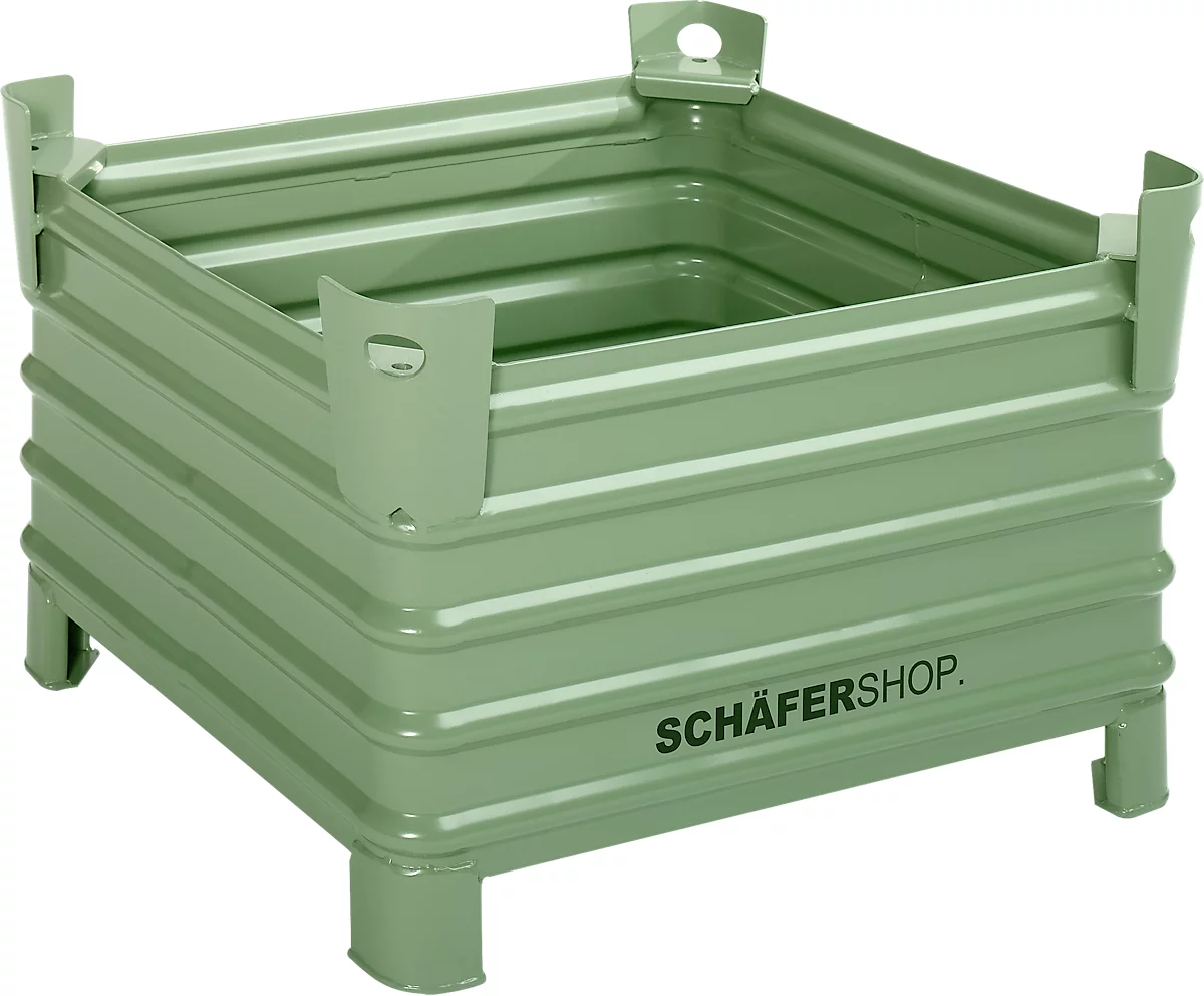 Transport- Und Stapelbehälter Schäfer Shop Select, B 845 X T 540 X H 665 Mm, Resedagrün RAL 6011, Bis 1500 Kg 2 Transport- Und Stapelbehälter Schäfer Shop Select, B 845 X T 540 X H 665 Mm, Resedagrün RAL 6011, Bis 1500 Kg – Bild 2